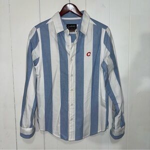Carré long-sleeve stripped button-down shirt